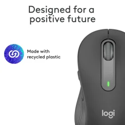 Logitech Signature M650 L Full Size Wireless Mouse, Graphite