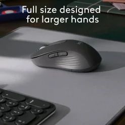 Logitech Signature M650 L Full-Size Wireless Mouse, Blue, 910-006232