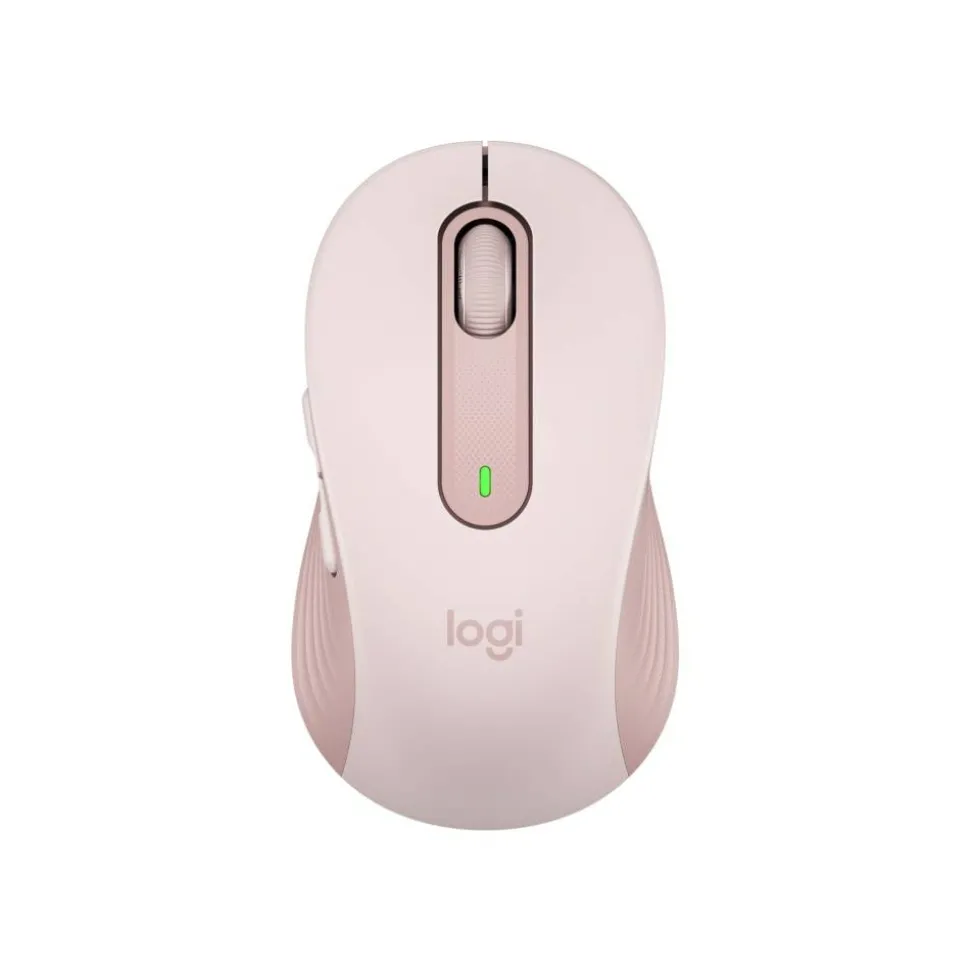Logitech Signature M650 Wireless Mouse, Medium, 2.4 GHz Frequency/33 ft Wireless Range, Right Hand Use, Rose