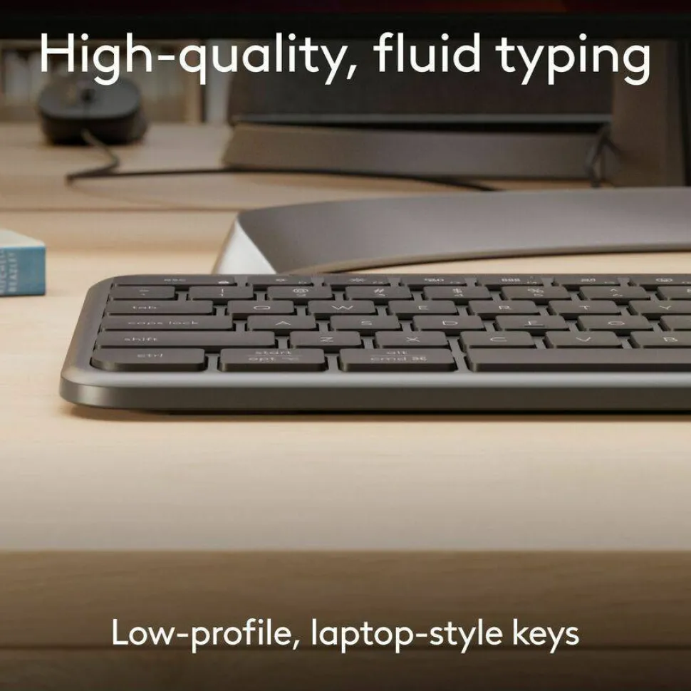 Logitech Signature Slim Wired Combo MK625 for Business, Optical Wired Mouse, Full-Size Keyboard, Plug-and-Play, Graphite