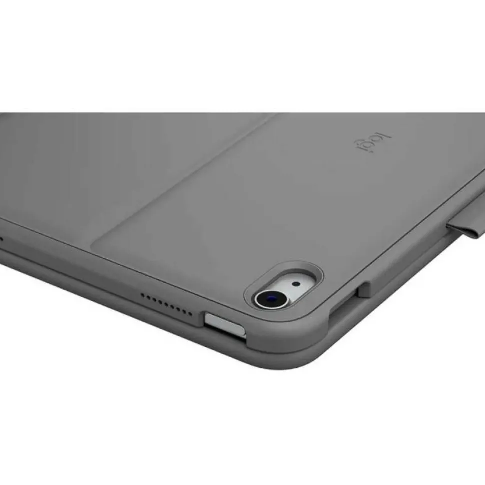 Logitech Slim Folio Keyboard Case for iPad (10th gen & A16) with Integrated Bluetooth Wireless Keyboard, Oxford Gray
