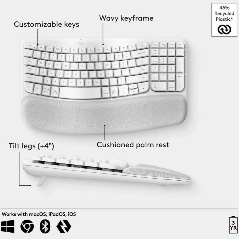 Logitech Wave Keys Keyboard