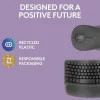 Logitech Wave Keys MK670 Wireless Ergonomic Keyboard And Signature M550 L Wireless Mouse Combo, Graphite, 920-012059