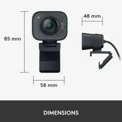 Logitech Webcam, 2.1 Megapixel, Graphite