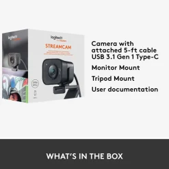 Logitech Webcam, 2.1 Megapixel, Graphite