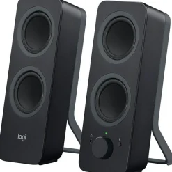 Logitech Z207 Bluetooth Computer Speakers, Black, Pack Of 2