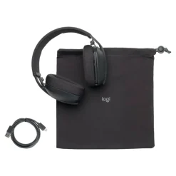 Logitech Zone Vibe 100 Lightweight Wireless Over-Ear Headphones, Graphite, 981-001256