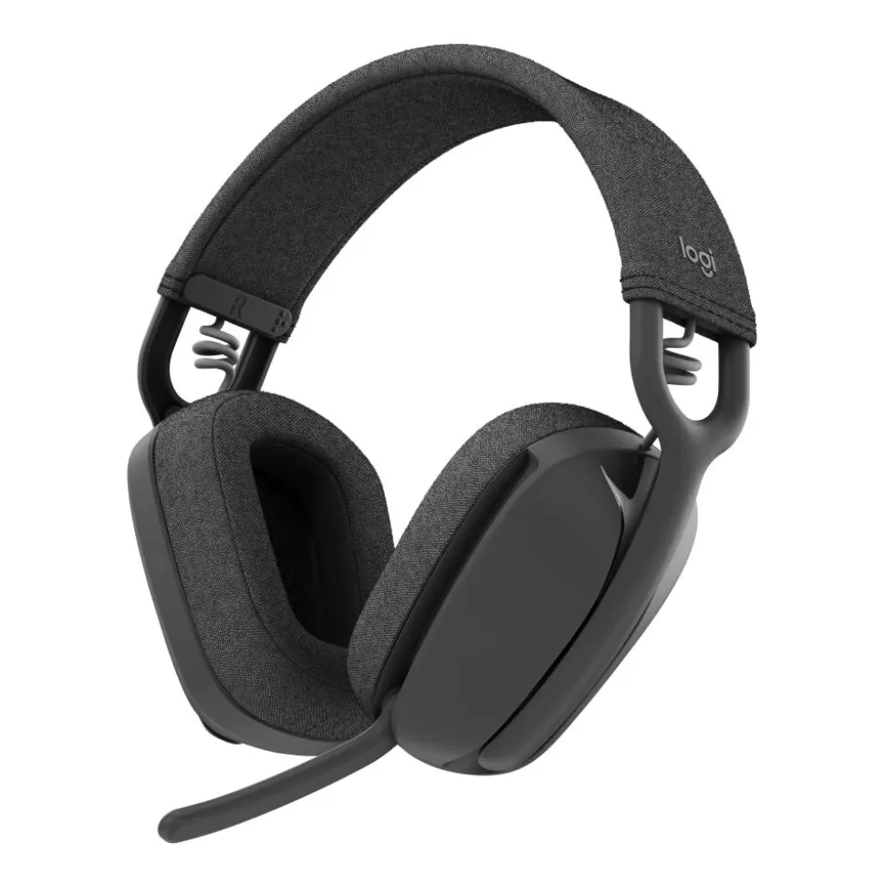 Logitech Zone Vibe 100 Lightweight Wireless Over-Ear Headphones, Graphite, 981-001256