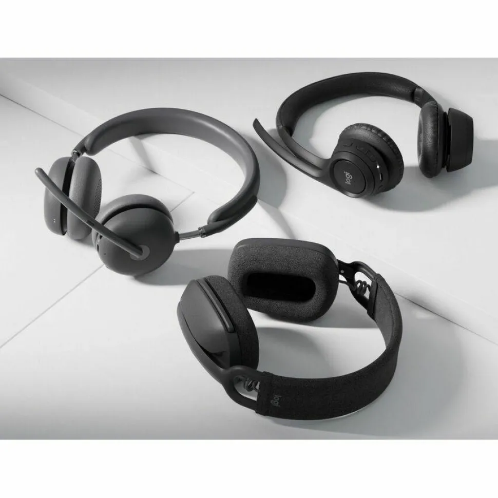 Logitech Zone Wireless 2 Noise Canceling Headset with Hybrid ANC, Native Bluetooth