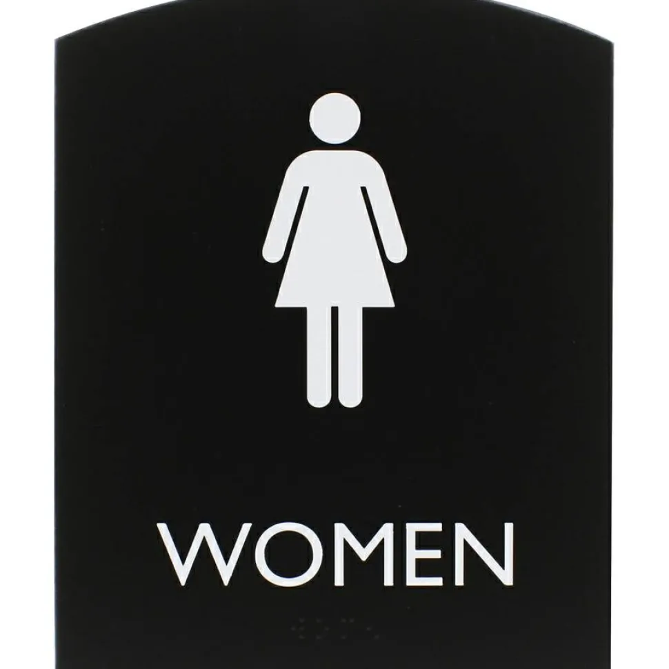 Lorell Arched Women's Restroom Sign