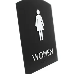 Lorell Arched Women's Restroom Sign