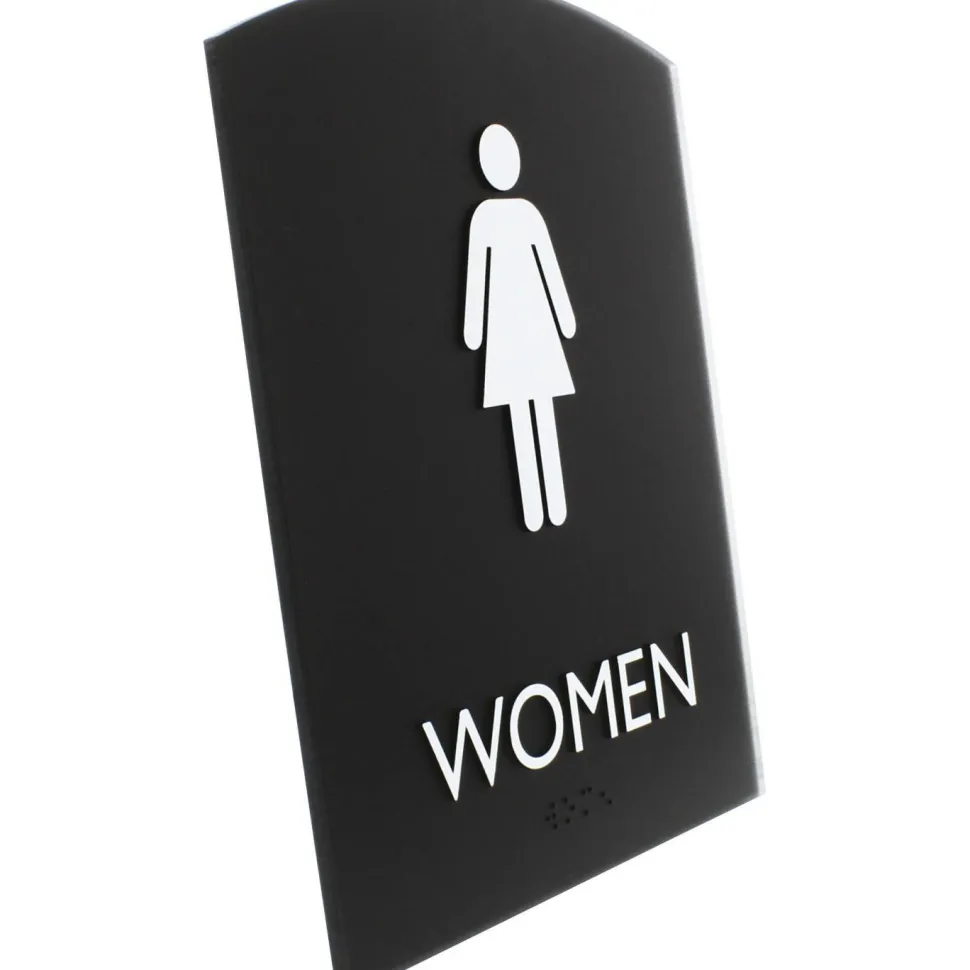 Lorell Arched Women's Restroom Sign