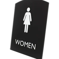 Lorell Arched Women's Restroom Sign