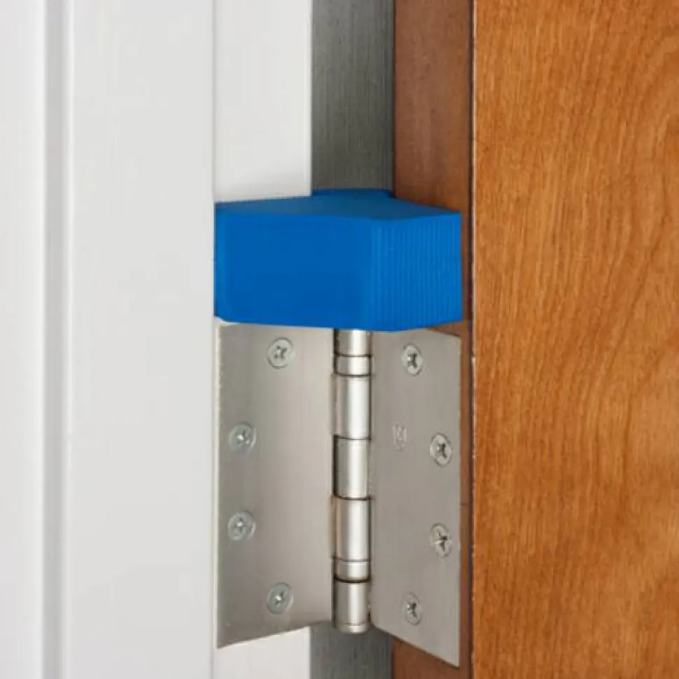 Lorell Door Wedge - Foam - Blue - 1 Each
