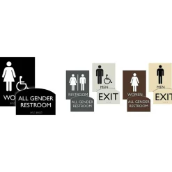 Lorell Men's Restroom Sign - Print/Message 