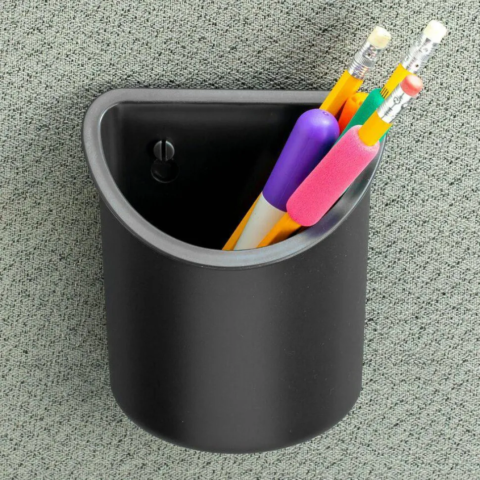 Lorell Recycled Mounting Pencil Cup