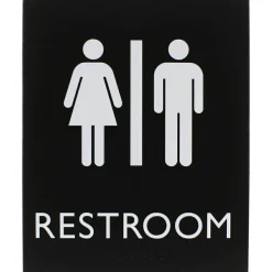 Lorell Unisex Restroom Sign