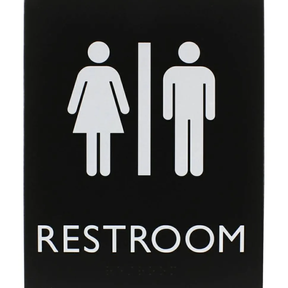 Lorell Unisex Restroom Sign
