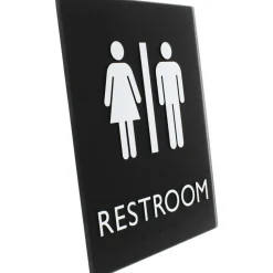 Lorell Unisex Restroom Sign