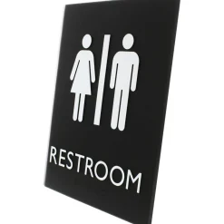 Lorell Unisex Restroom Sign