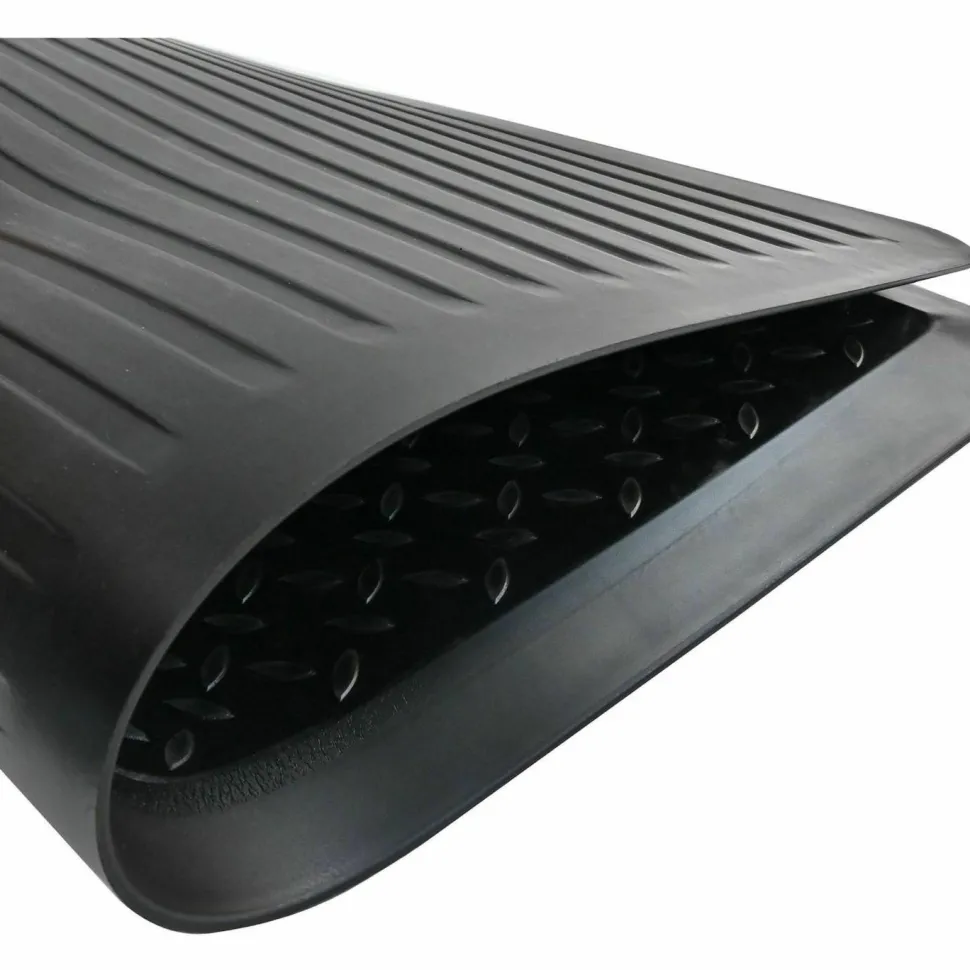 Lorell Workstation Mat - Workstation - 36" Length x 24" Width - Polyurethane Foam - Black - 1 / Each