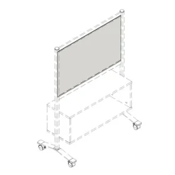 Lorell Adaptable Panel Dividers, 24