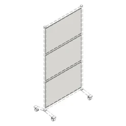 Lorell Adaptable Panel Dividers, 24