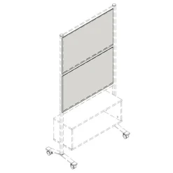 Lorell Adaptable Panel Dividers, 24