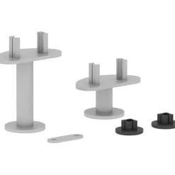 Lorell Adaptable Panel System Straight Connector Set