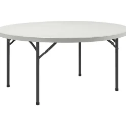 Lorell Banquet Folding Table, Round, 29-1/4