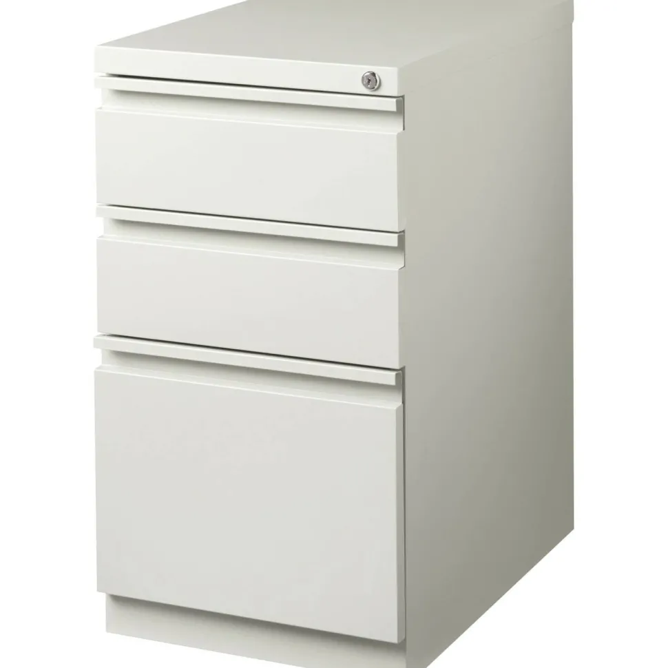 Lorell 20" Box/Box/File Mobile File Cabinet with Full-Width Pull
