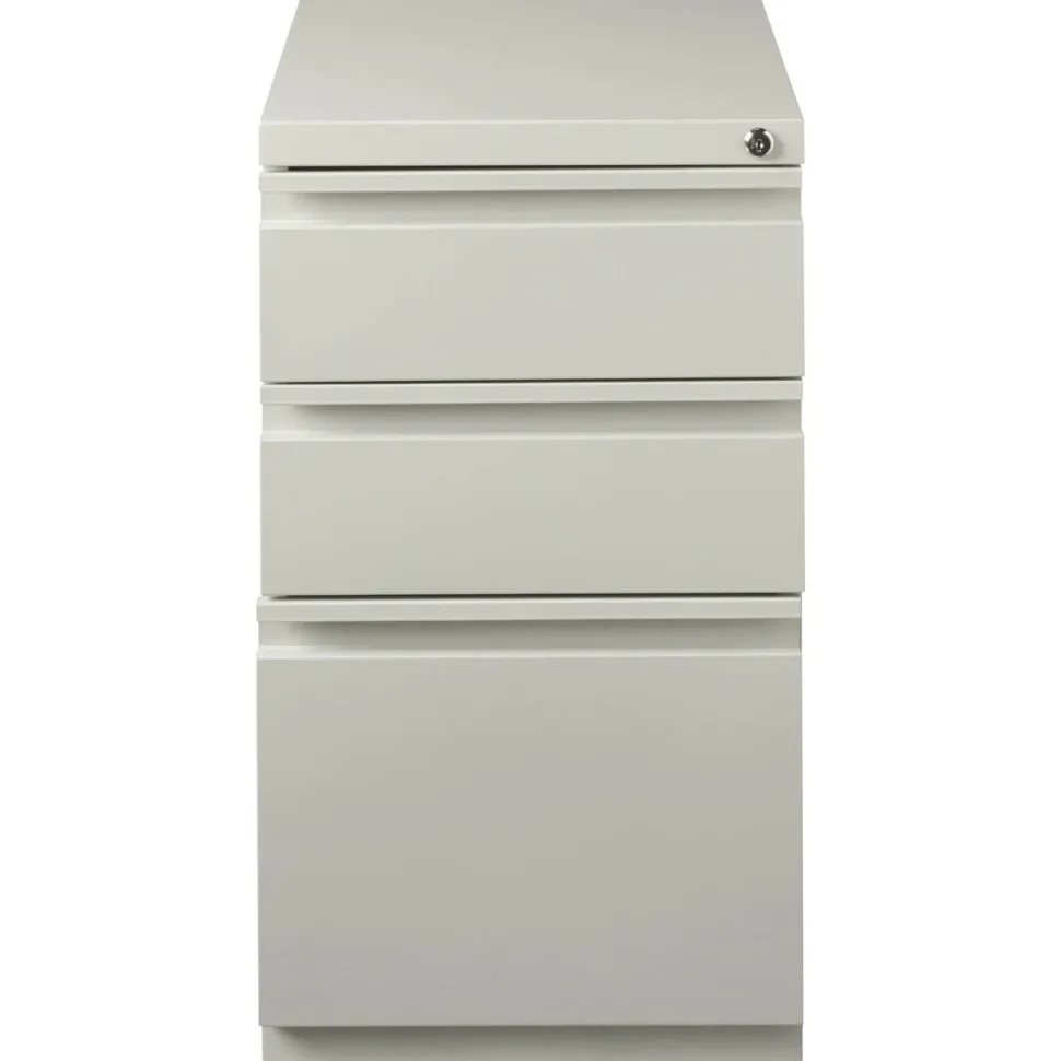 Lorell 23" Box/Box/File Mobile File Cabinet with Full-Width Pull