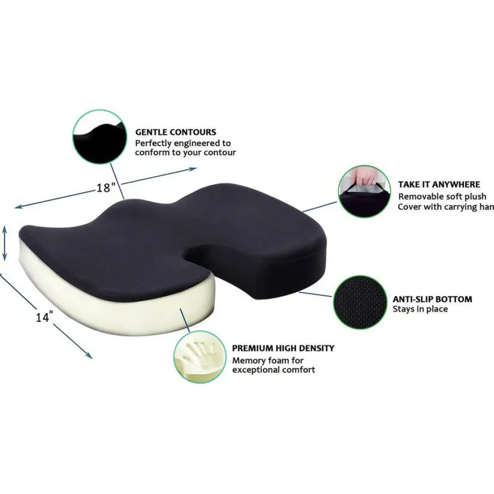 Lorell Butterfly-Shaped Seat Cushion
