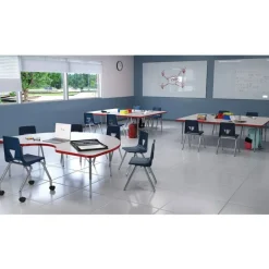 Lorell Classroom Kidney-Shaped Activity Table Top, 72
