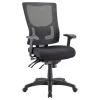 Lorell Conjure Executive High-Back Ergonomic Mesh Chair, Black