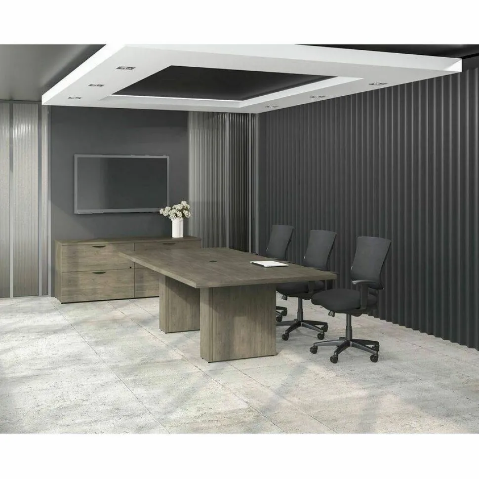 Lorell Conjure Executive High-Back Ergonomic Mesh Chair, Black
