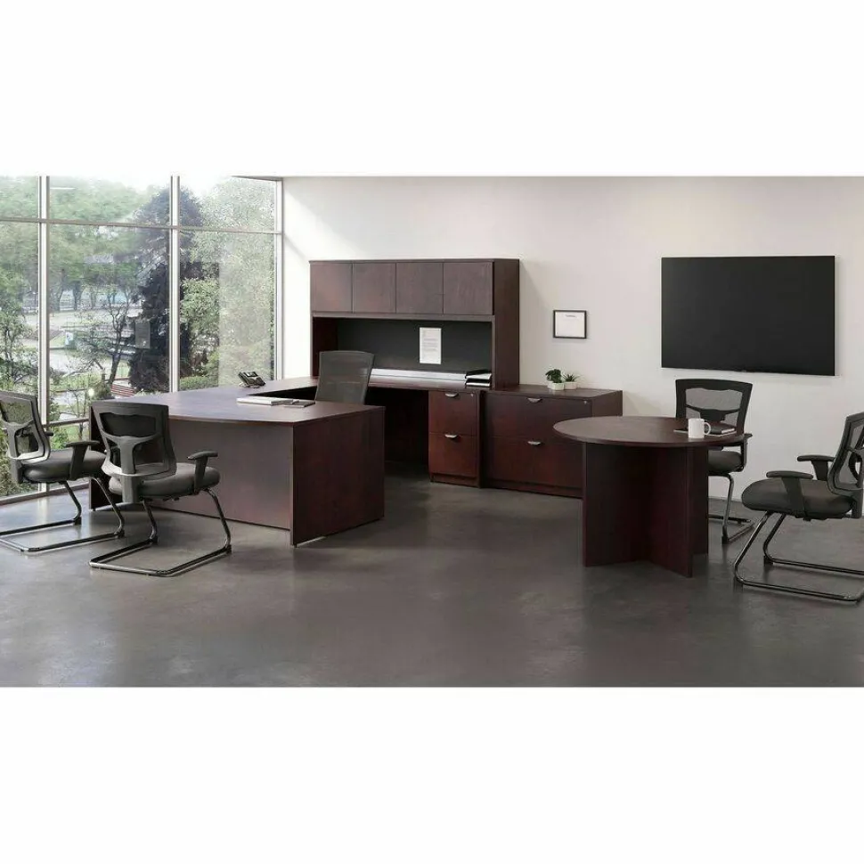 Lorell Conjure Executive High-Back Ergonomic Mesh Chair, Black