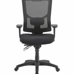 Lorell Conjure Executive High-Back Ergonomic Mesh Chair, Black