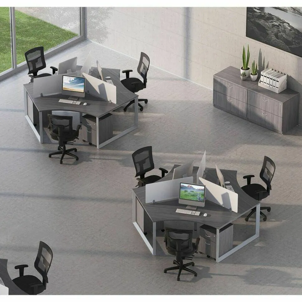 Lorell Conjure Executive High-Back Ergonomic Mesh Chair, Black