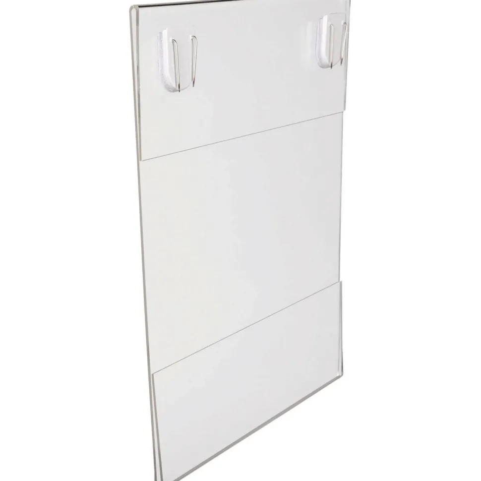 Lorell Cubicle Frame - 8.50" Holdingx 11" Holding - Rectangular Shape - Wall Mountable - Wall, File Cabinet, Locker, Cubicle - Acrylic - 1 Each