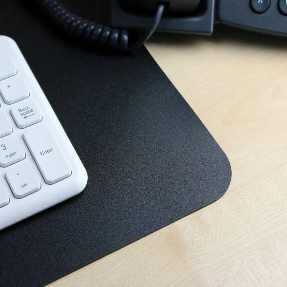 Lorell Desk Pad - Rectangular - 36" Width20" Depth - Black
