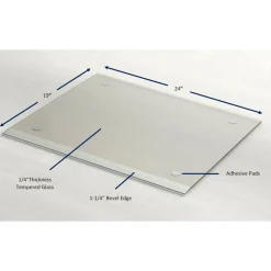 Lorell Desk Pad - Rectangular - 24