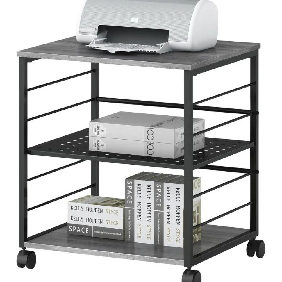 Lorell Deskside Mobile Machine Stand