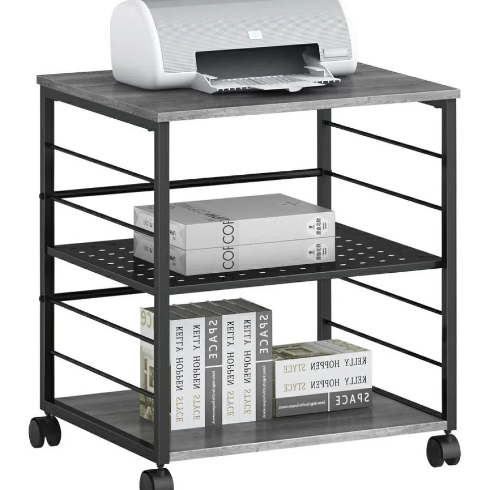Lorell Deskside Mobile Machine Stand