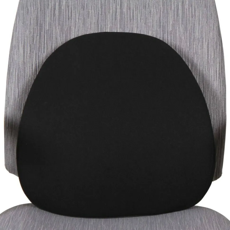 Lorell Ergo Fabric Lumbar Back Support, Black