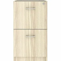 Lorell Essentials 2-Drawer Fixed Pedestal File Cabinet