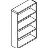 Lorell Essentials 48"H 4-Shelf Bookcase, Mahogany