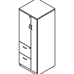 Lorell Essentials/Revelance Tall Storage Cabinet