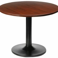 Lorell Essentials Round Table Top, 42"D, Mahogany