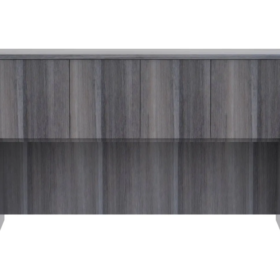 Lorell Essentials Series Stack-on Hutch with Doors